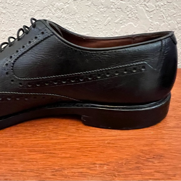 Allen Edmonds Baltic Vintage Short Wing Black V-Cleat Derby Size 11 - Picture 11 of 15